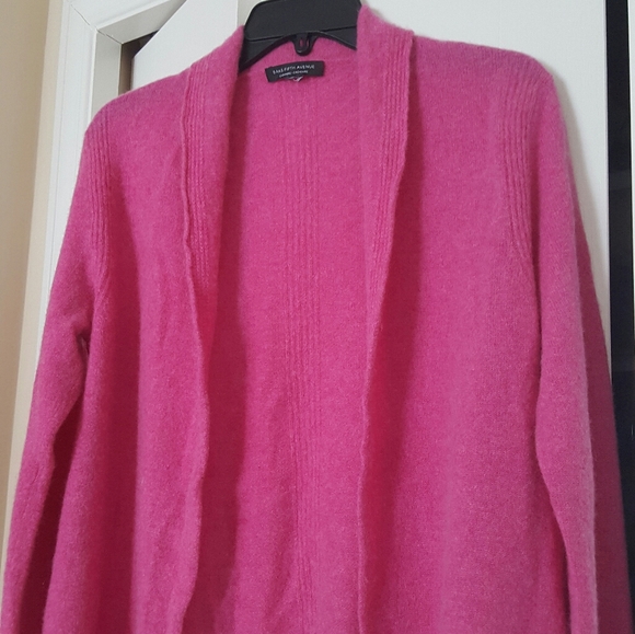 Cashmere Cardigan Saks Fifth Avenue Black Label - Picture 3 of 13